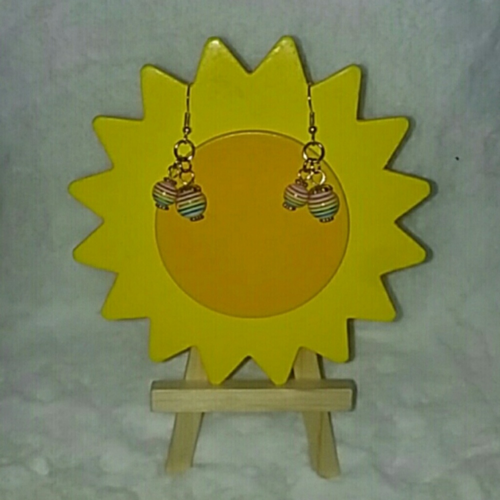 Rainbow Hook Earrings